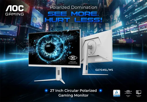Màn hình AOC Gaming Q27G4SL/WS 27 inch | QHD | Fast IPS | 320Hz | 0.3ms